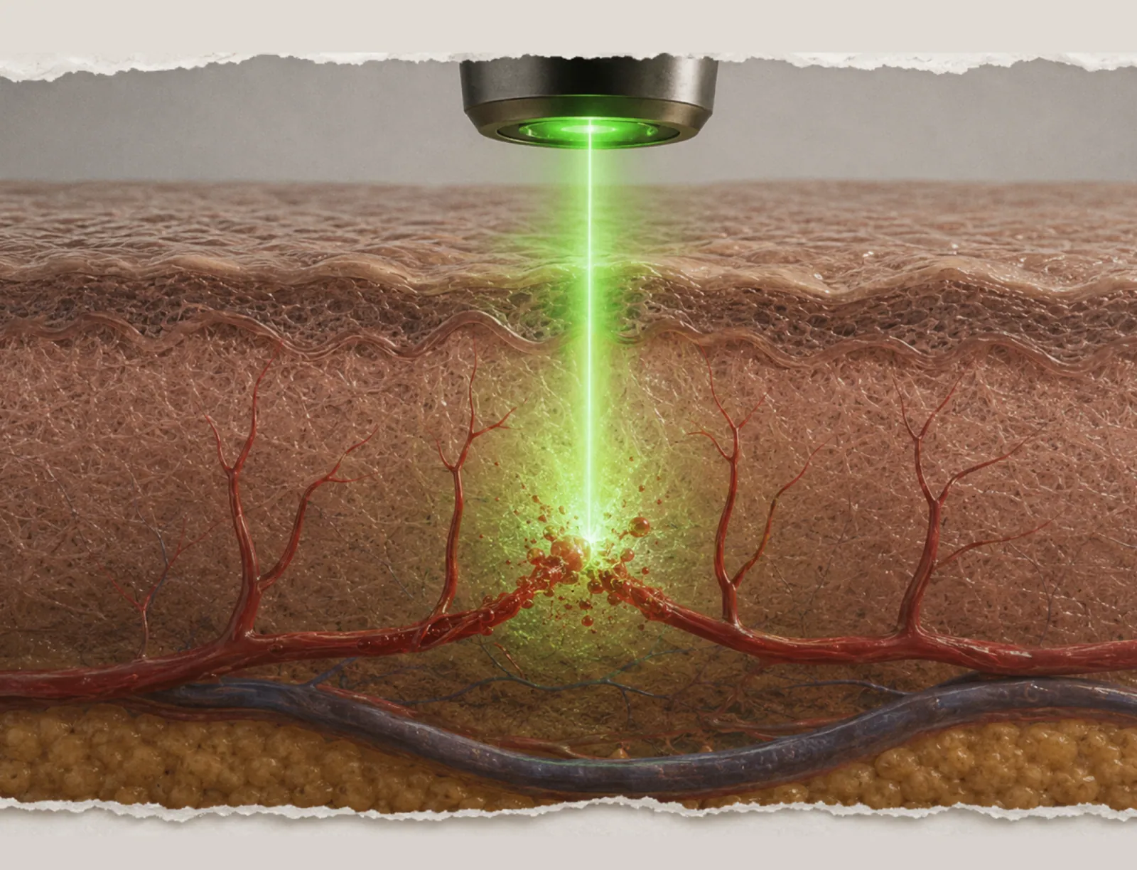 V-Laser Improvement of Blood Vessels and Redness