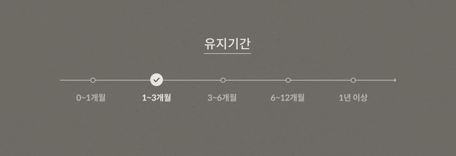 Maintenance Period Guide: Indicated in 1–3 months out of 5 levels ranging from 0–1 month to over 1 year