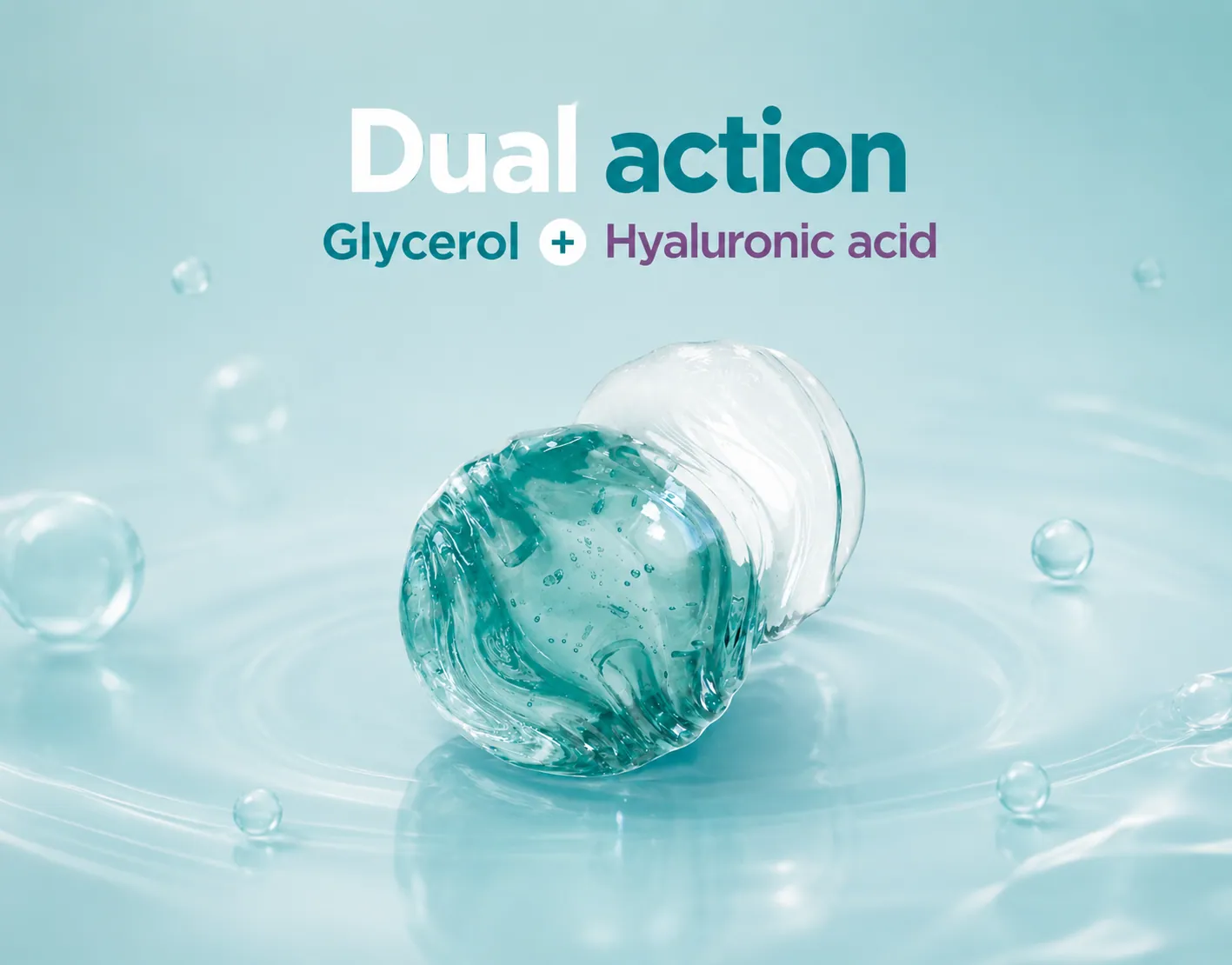 Glycerol and hyaluronic acid