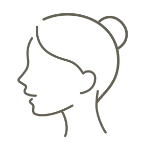 When the ears are attached to the head