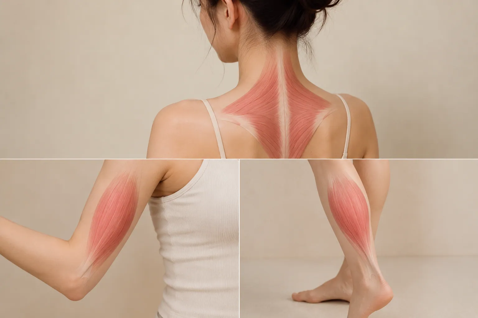 Body muscle contraction action